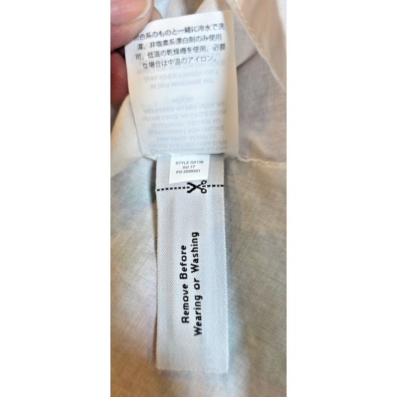 J.Crew Ratti Pineapple Dress 6 Cotton Lined Pockets Summer Vacation Resort Wear - Picture 9 of 9